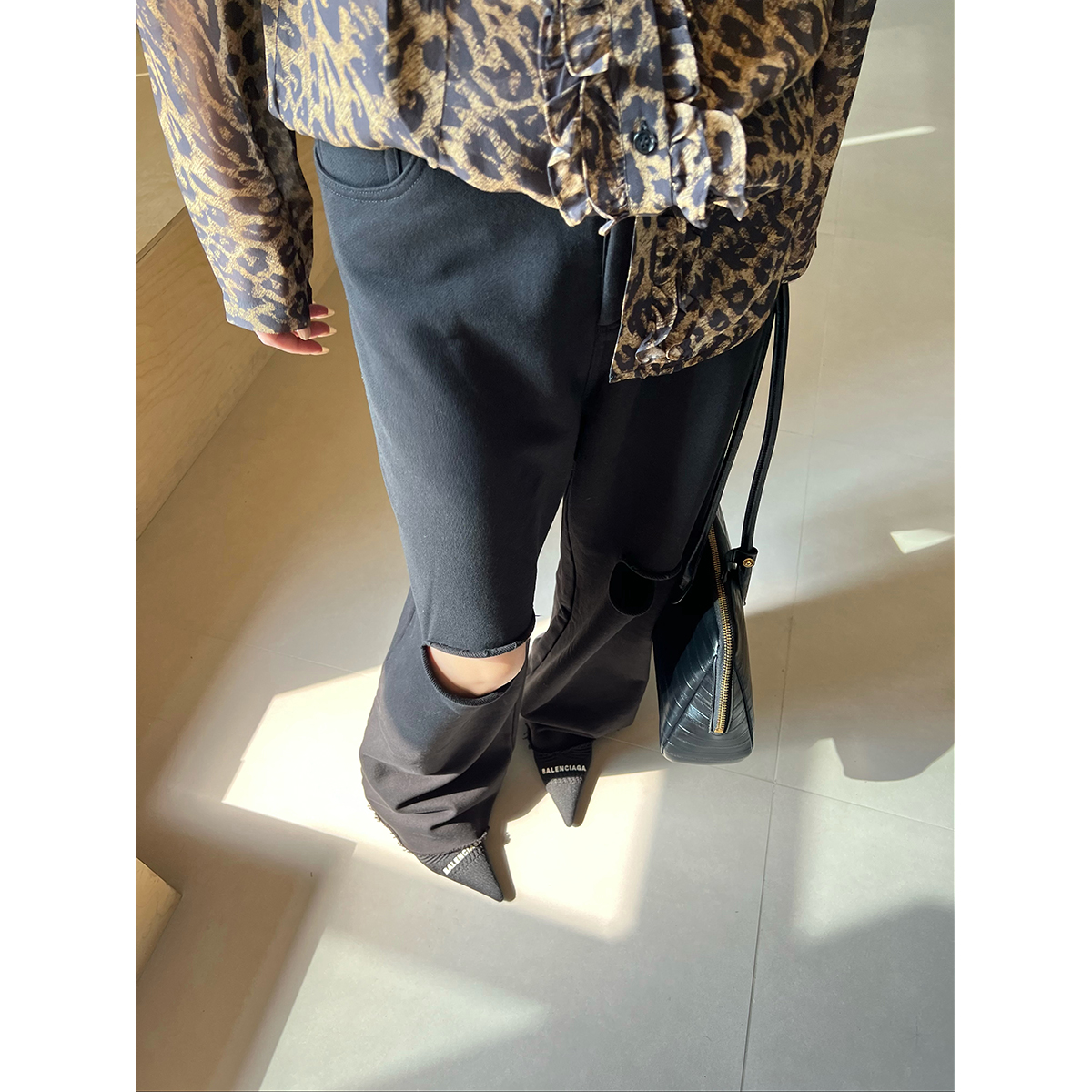 SOLSOL-MANZANILLA设计师品牌24秋冬字母卫衣套装（裤)AK24010063