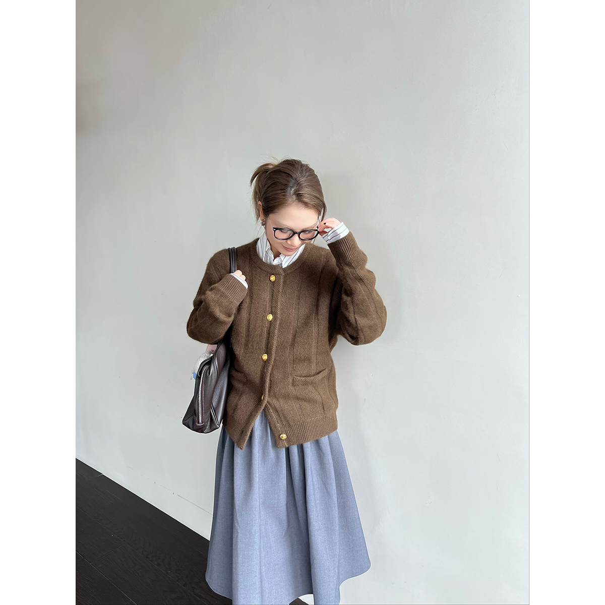 SOLSOL买手店ETHOR设计师品牌24秋冬圆领贴袋开衫外套FW24-056/7