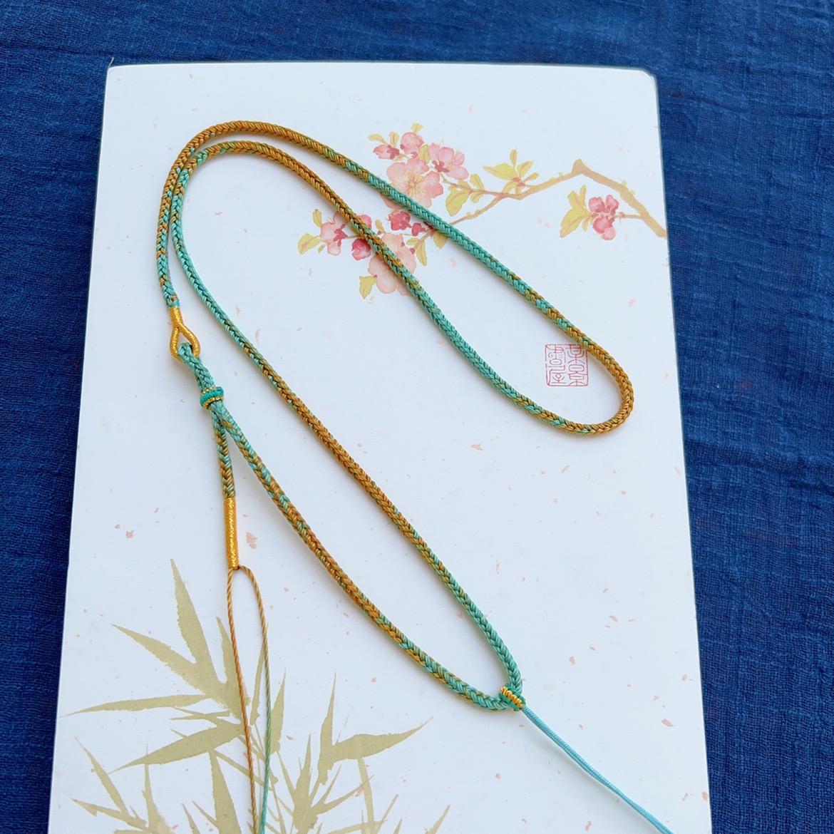 千里江山新款挂绳锁挂绳玉佩最新款可搭配饰热卖款可穿配饰编绳