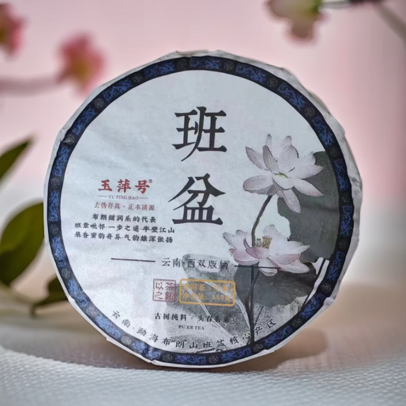 【以茶之铭】玉萍号·班盆  古树纯料·头春头采   357克生茶（带茶样）