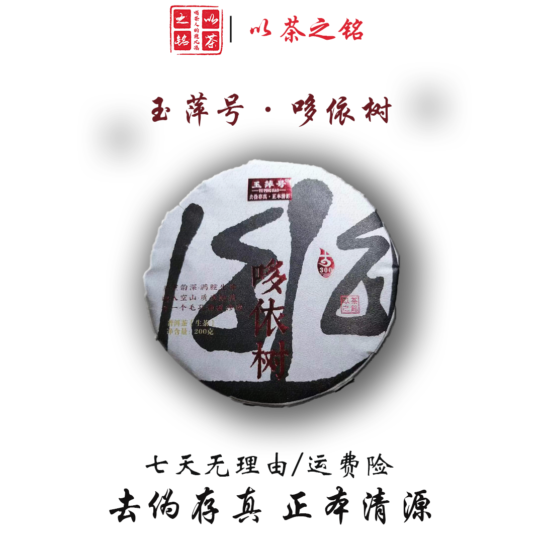 【以茶之铭】玉萍号·哆依树烫金·200克生茶·带茶样