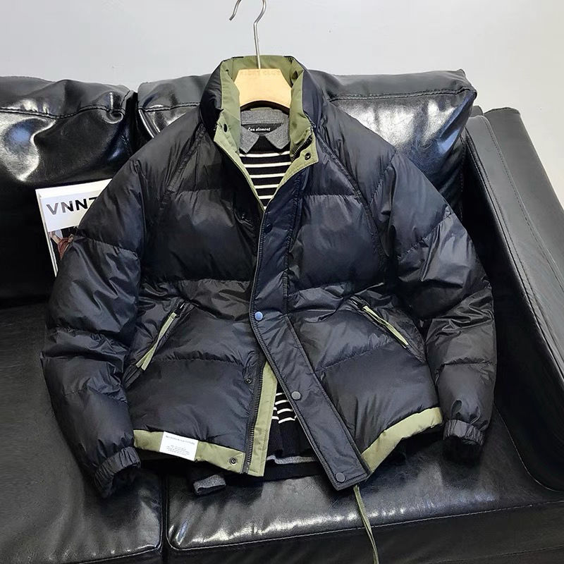 冬季立领羽绒服男加厚保暖90白鸭绒短款外套帅气时尚青年外穿潮牌