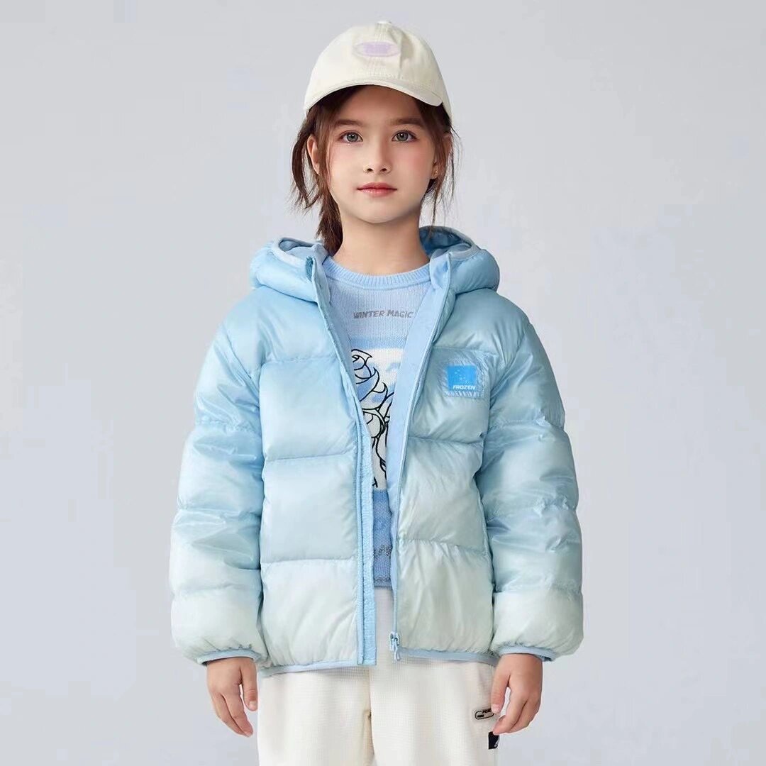 【T0376】专柜正品剪标，女童&爱莎轻薄款羽绒服F2ACM4139