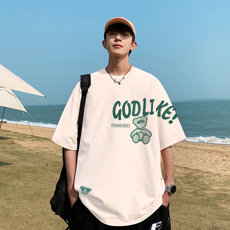 GODLIKE/古莱登夏季短袖T恤纯棉男女同款潮牌半袖纯棉短袖男t恤