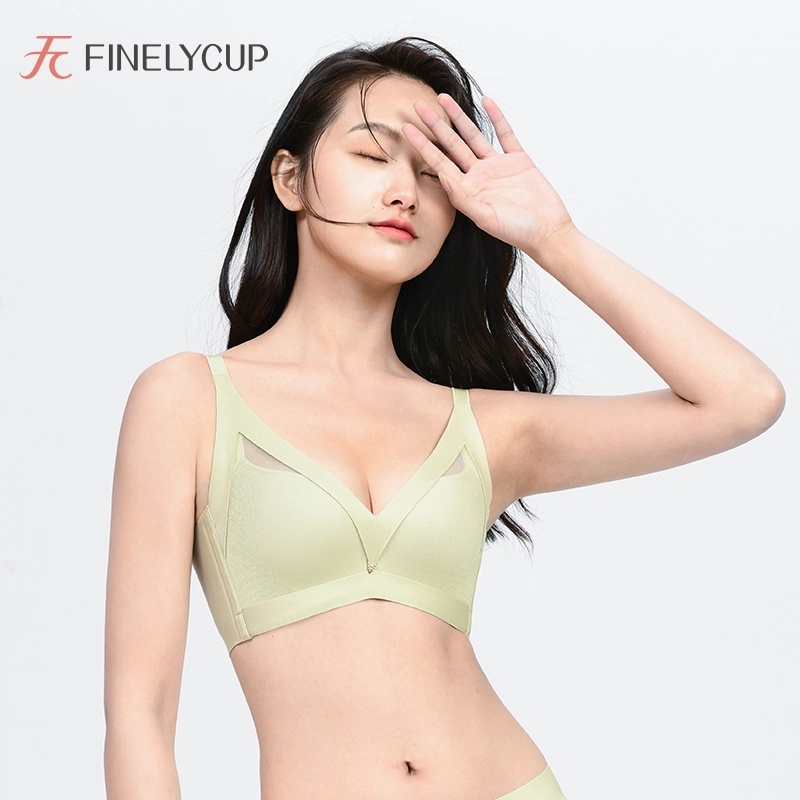 梵妳卡波星辰无钢圈女士女上托小胸聚拢收副乳透气全调防下垂胸罩