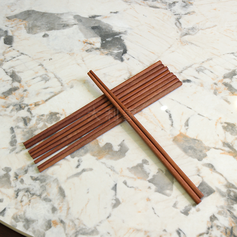 （大利家具）KH福利筷子十双装手工无漆无蜡环保筷家用中式