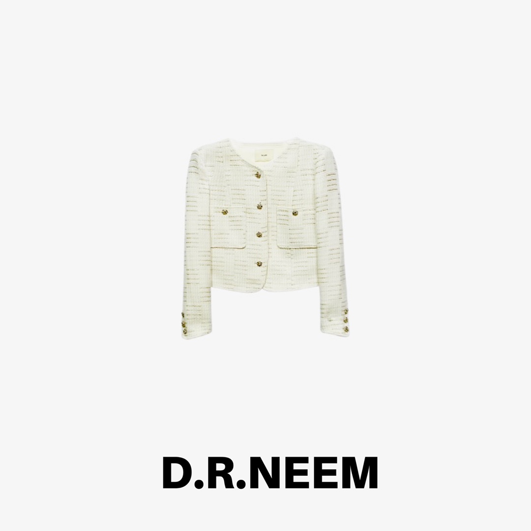 DRN （no退no换）金丝双口袋小香外套 