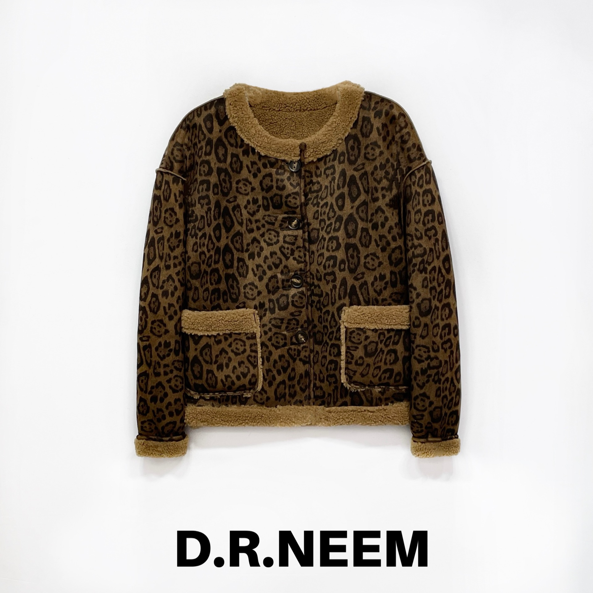 DRN 双面穿豹纹外套