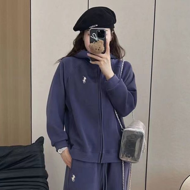 秋季新款简约时尚百搭休闲运动保暖防风连帽卫衣外套