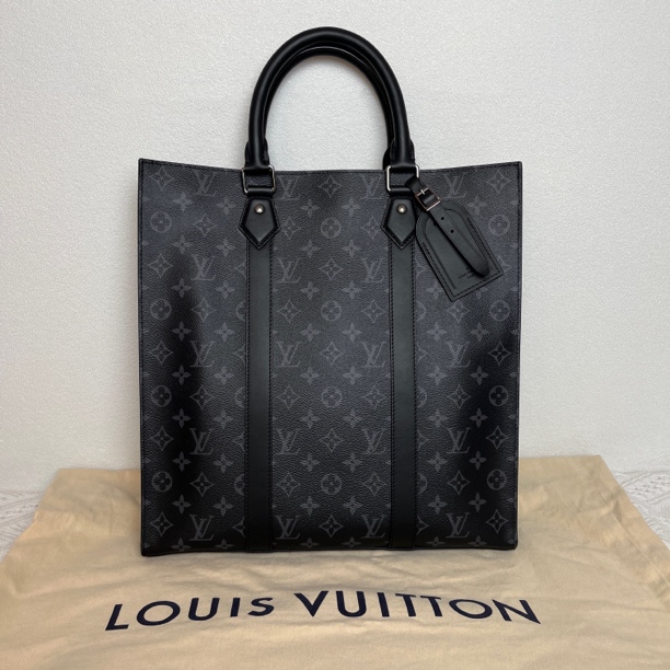 99新 LouisVuitton/路易威登 8841/黑老花手提公文包