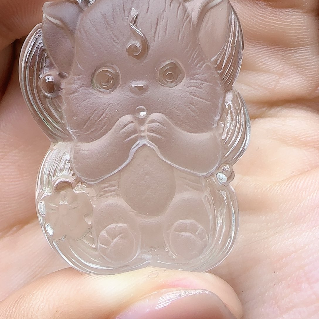 水晶颈饰未镶嵌白水晶