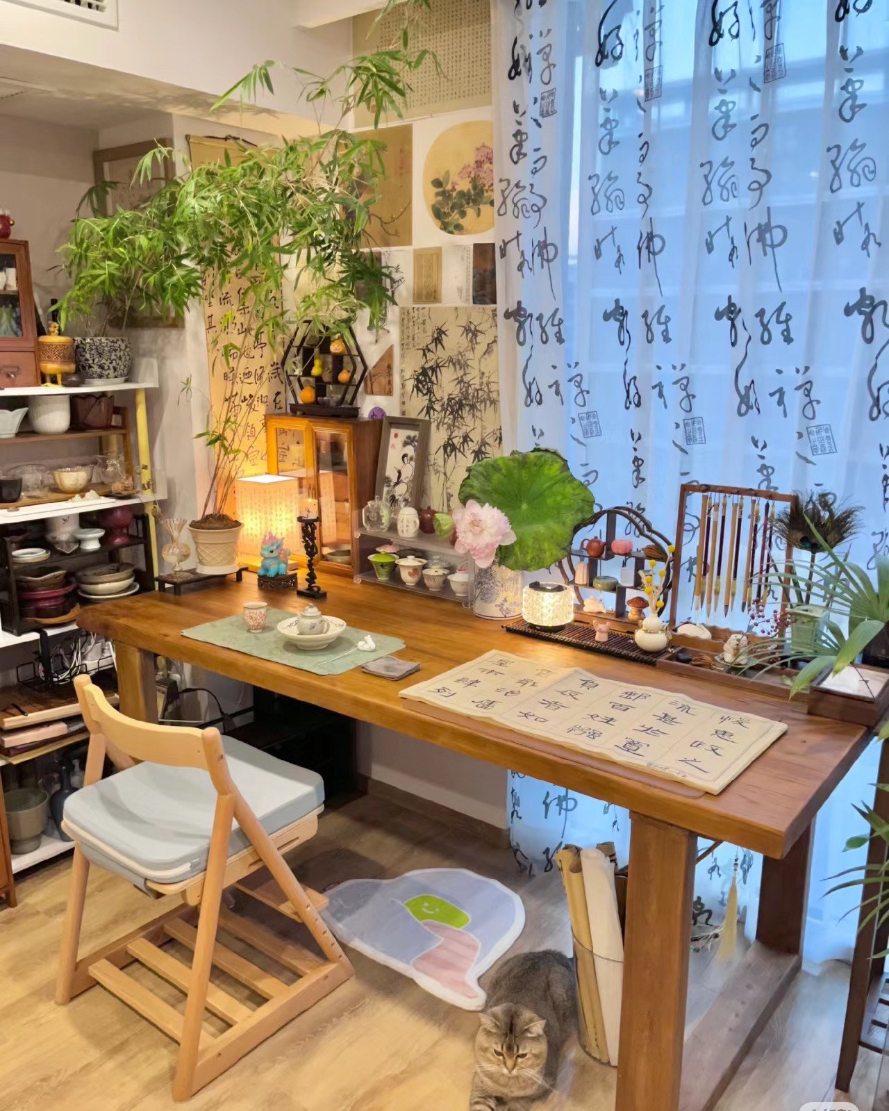 实木老榆木餐桌茶桌家用原木吧台电脑桌书桌民宿定制