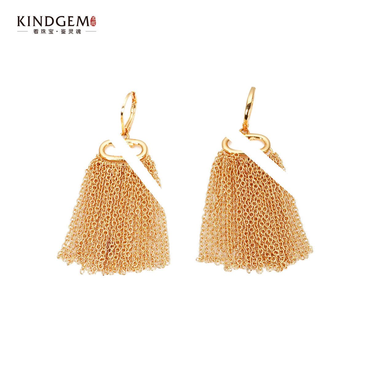 铜合金耳饰 CB91XMIC-13544 小众轻奢气质百搭精致流苏耳环