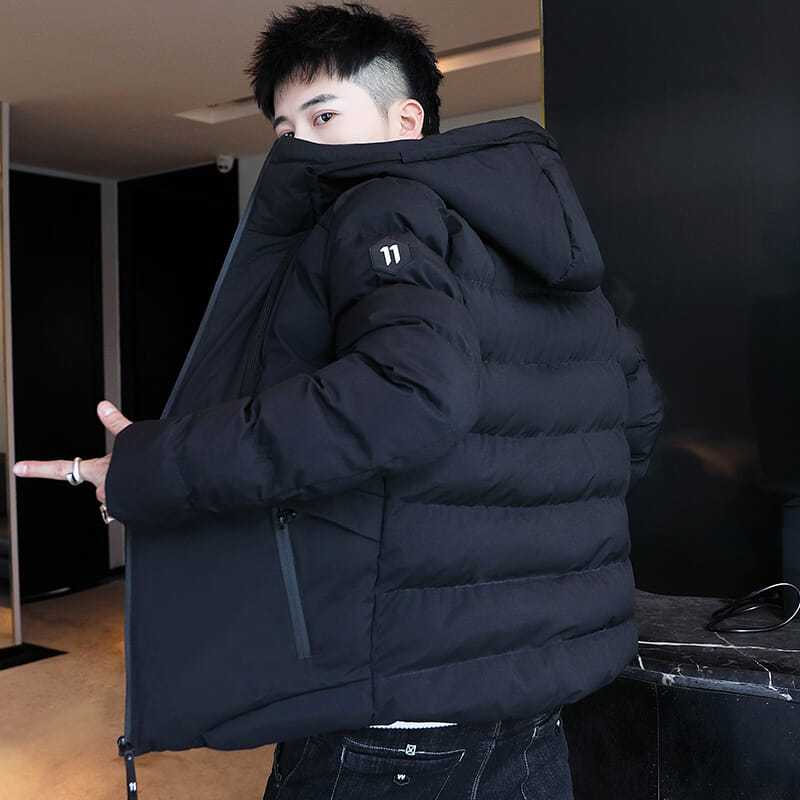 新款羽绒棉服羽绒棉服男士秋冬2023潮牌流男装羽绒棉服袄子面包A