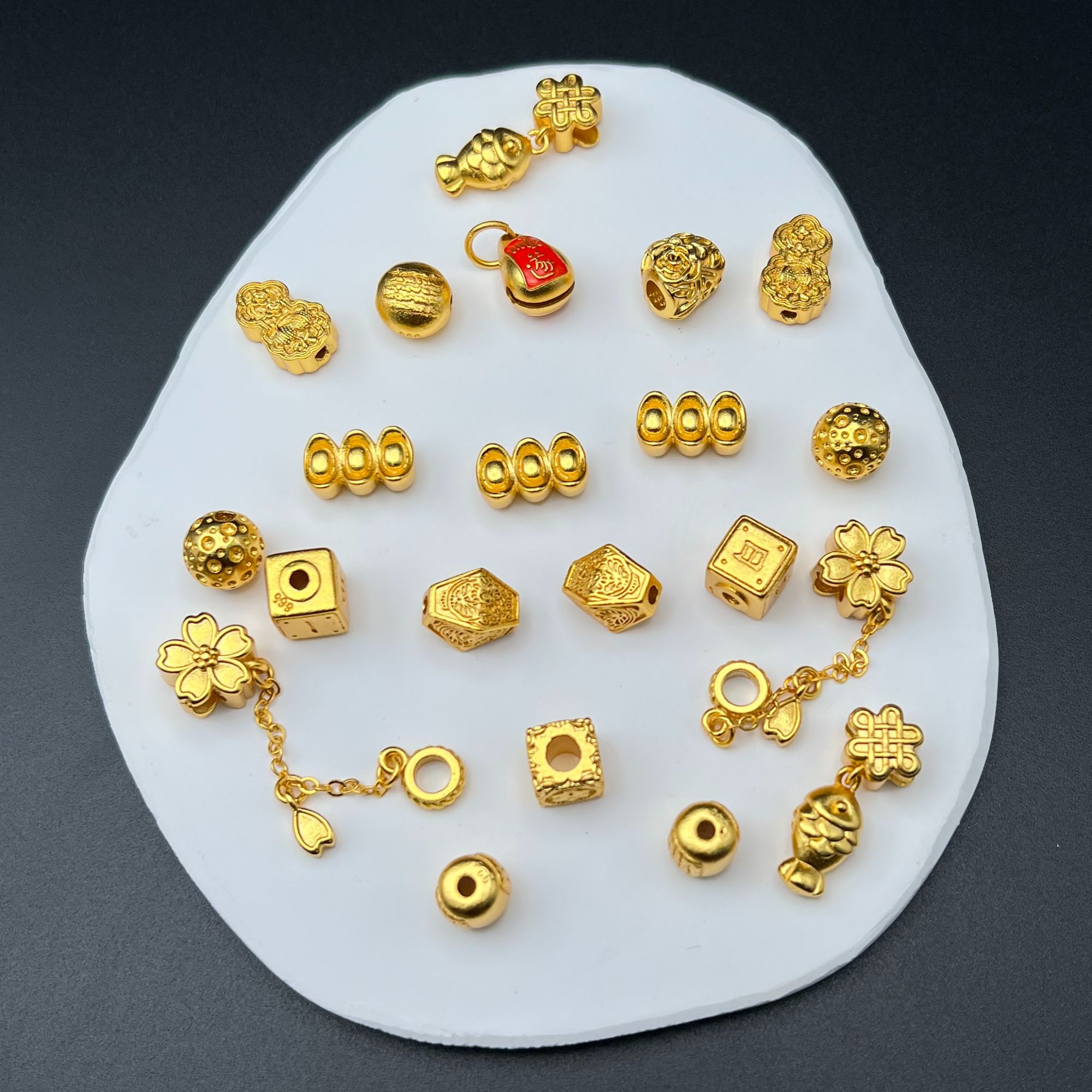 铜合金珐琅手链 时尚配饰国风饰品配件DIY民族风彩色配件