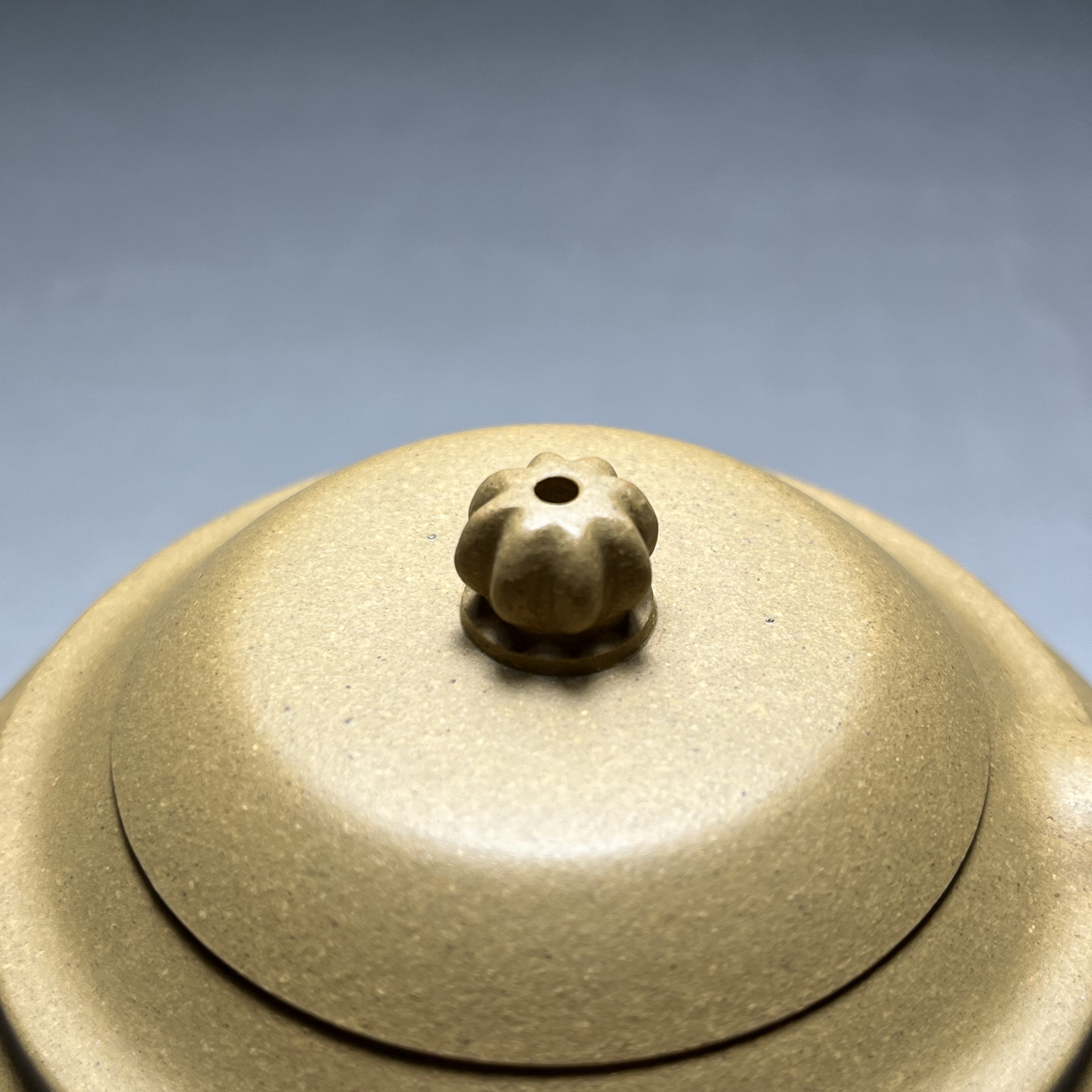 花轮壶，高级工艺师蒋陈萍半手工段泥