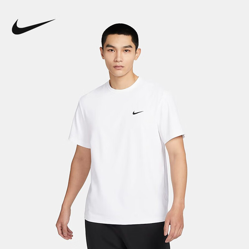 NIKE耐克男装圆领印花运动服半袖短袖休闲T恤打底衫DV9840-100