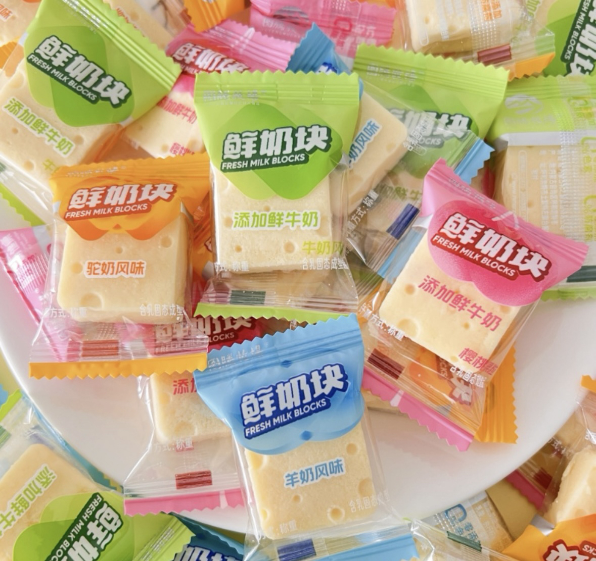 内蒙古特产鲜牛奶块奶酪奶疙瘩