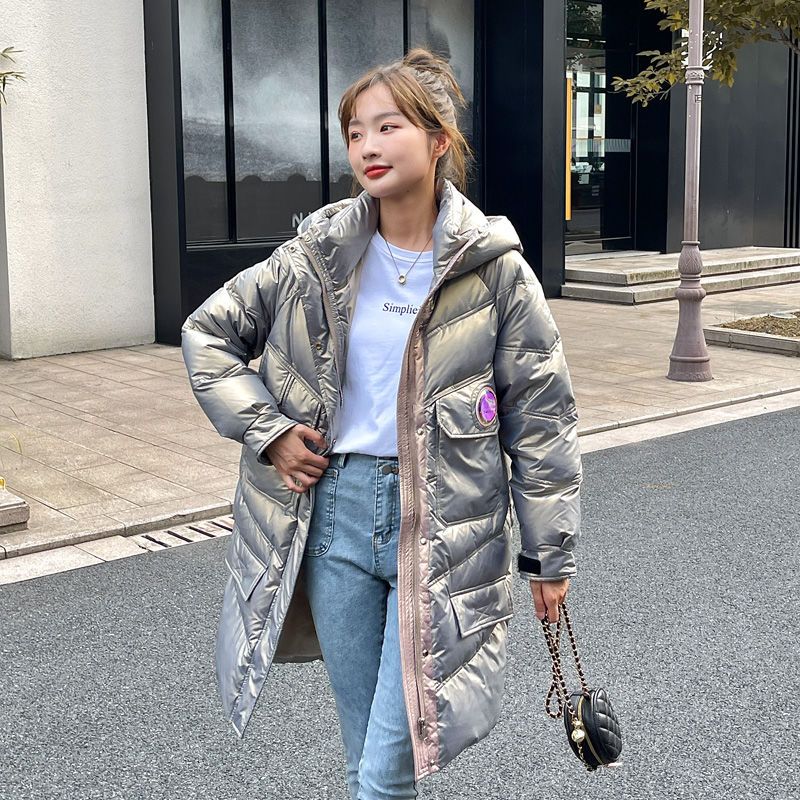 季清仓专柜撤柜冬季羽绒服女装爆款时尚韩版中长加厚冬季外套潮YC