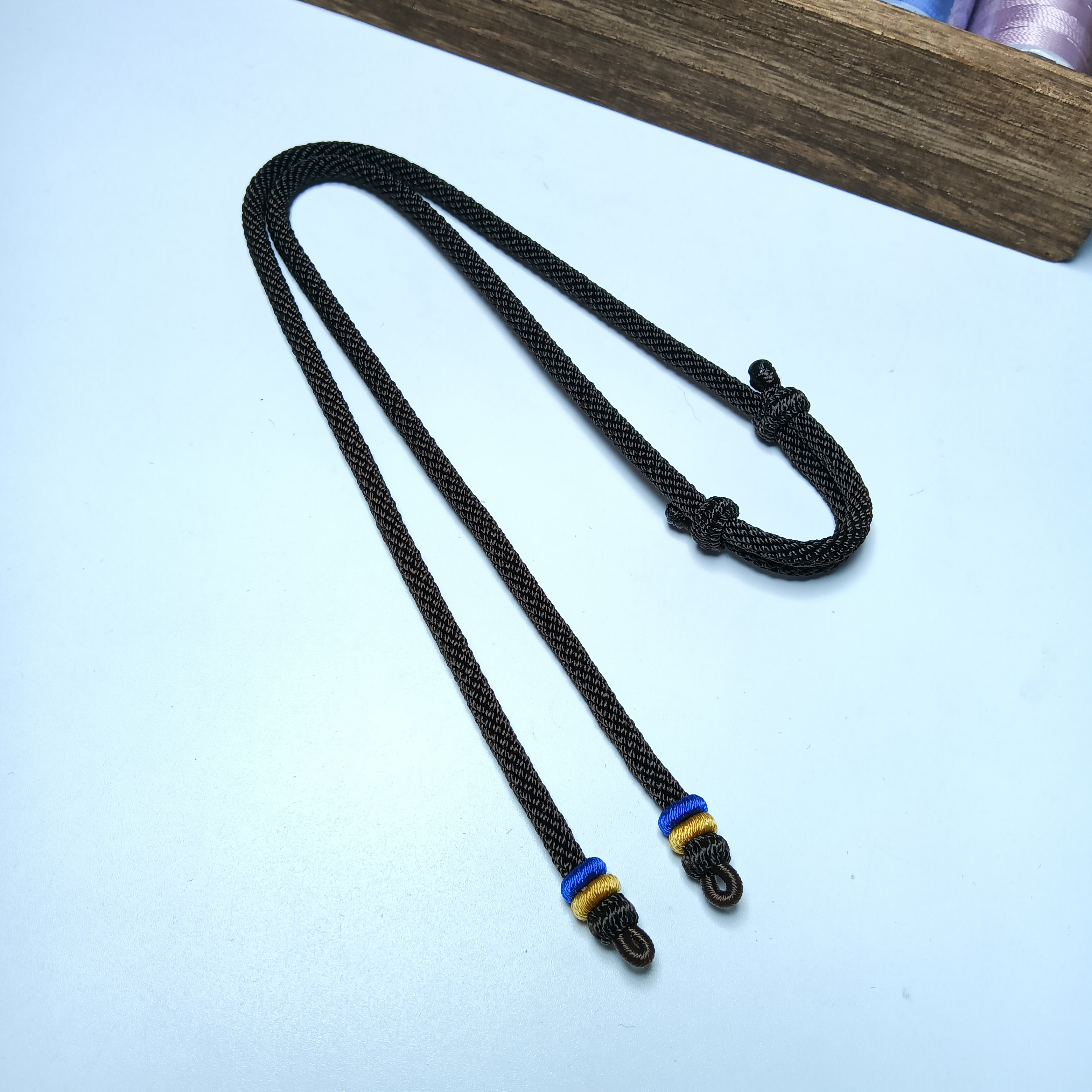 纯手工编织横穿锁骨绳