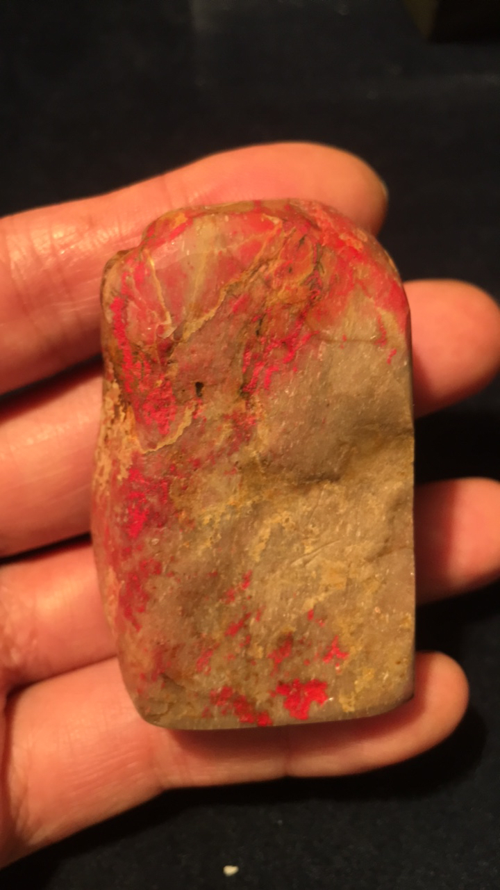 昌化软底鸡血石印石章料