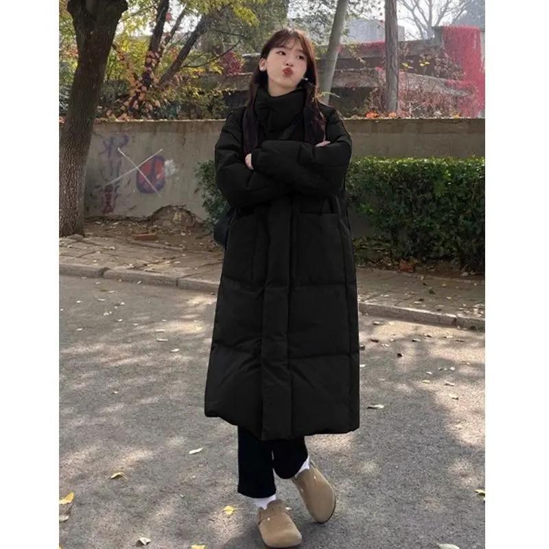 羽绒服女冬季外套羽绒服羽绒服2023新款长款面包服加厚美式