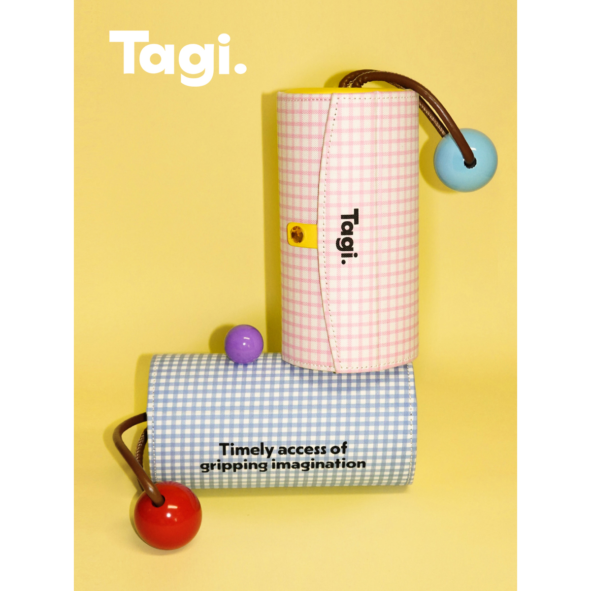 首饰盒/箱 Tagi. 想象机灵多层旋转提手mini首饰盒化妆包