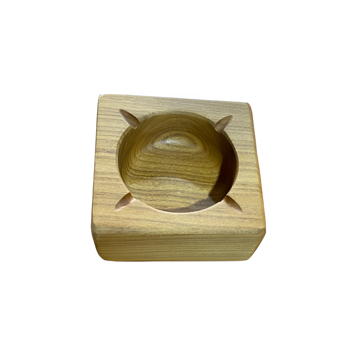 非洲柚木：手工制作烟灰缸