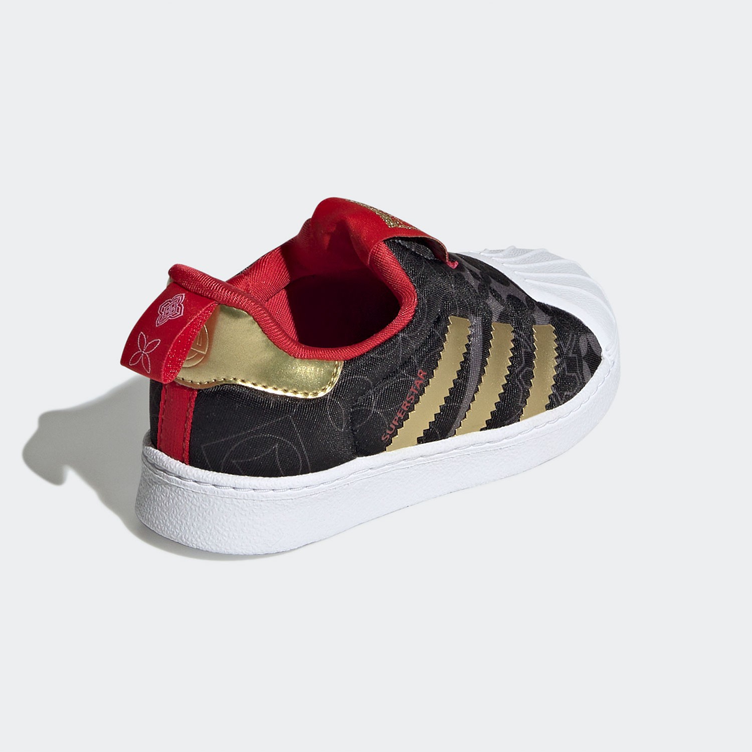 Adidas阿迪达斯官方正品三叶草婴童低帮轻便贝壳头运动鞋 GX6337