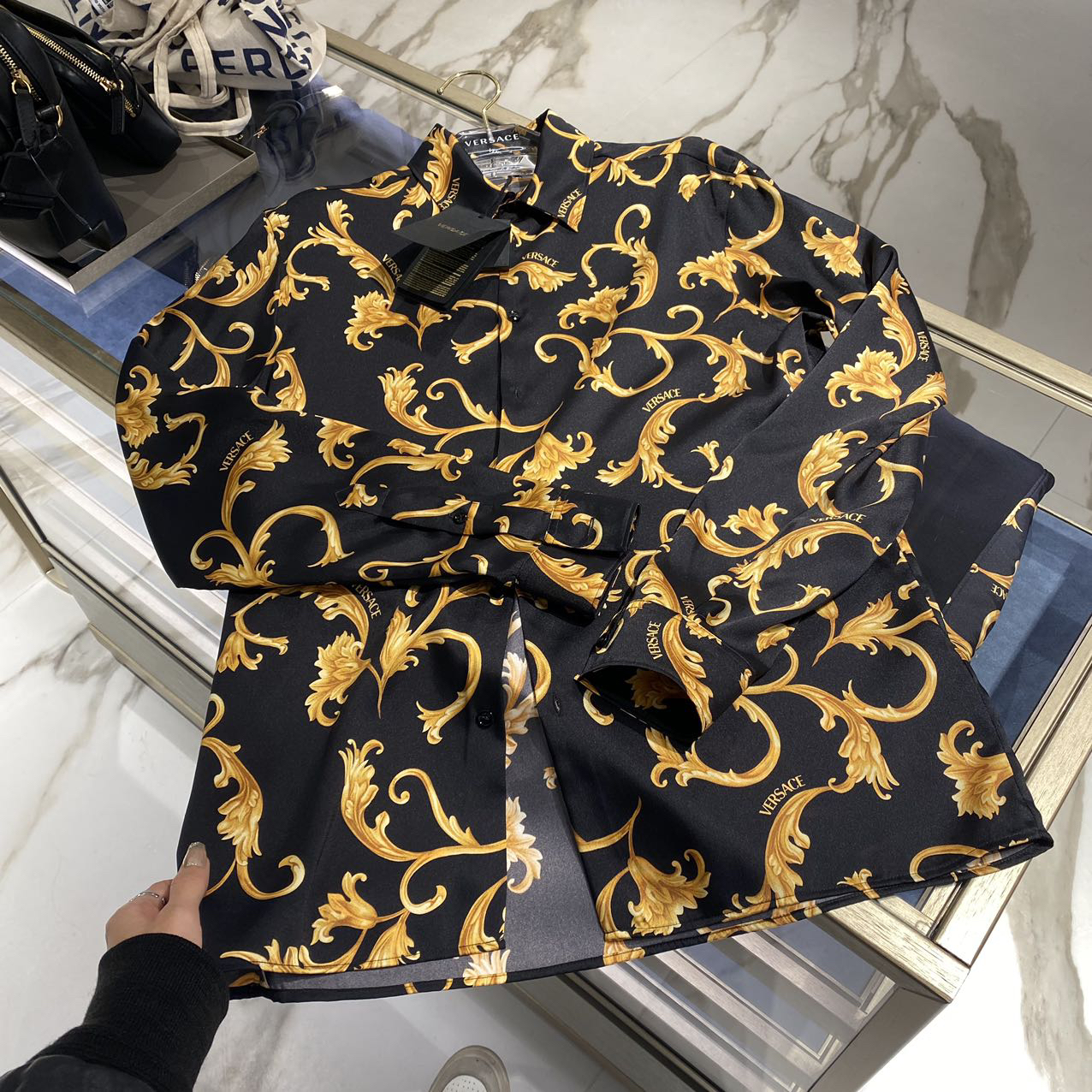 全新未使用 VERSACE/范思哲 男士衬衫