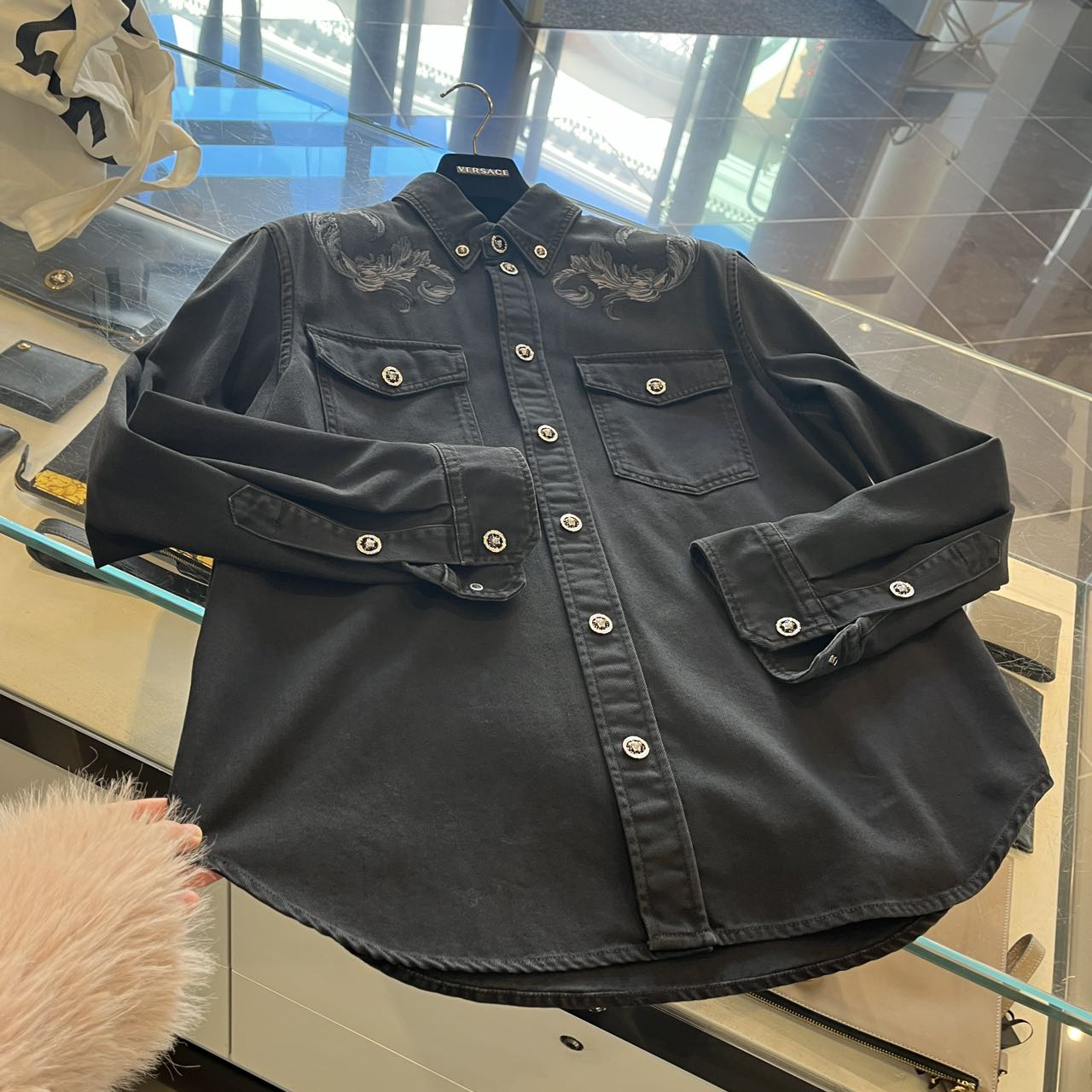 全新未使用 VERSACE/范思哲 男士衬衫外套