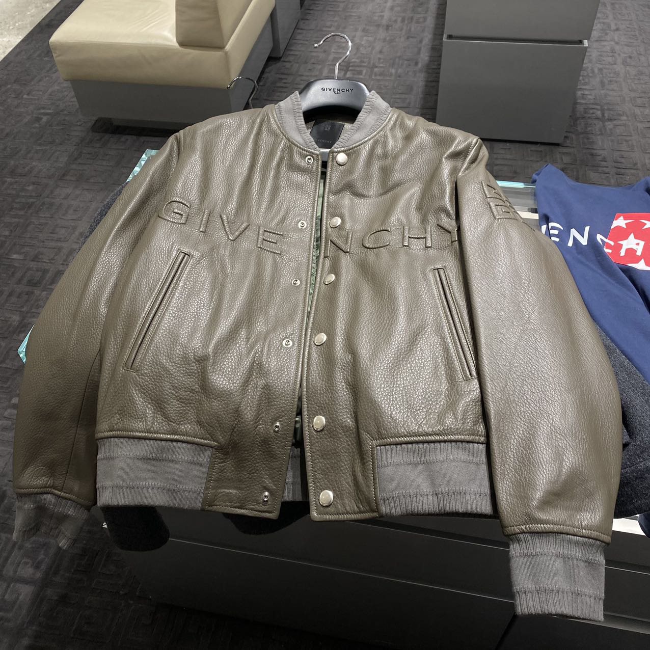 全新未使用 Givenchy/纪梵希 男士外套皮衣