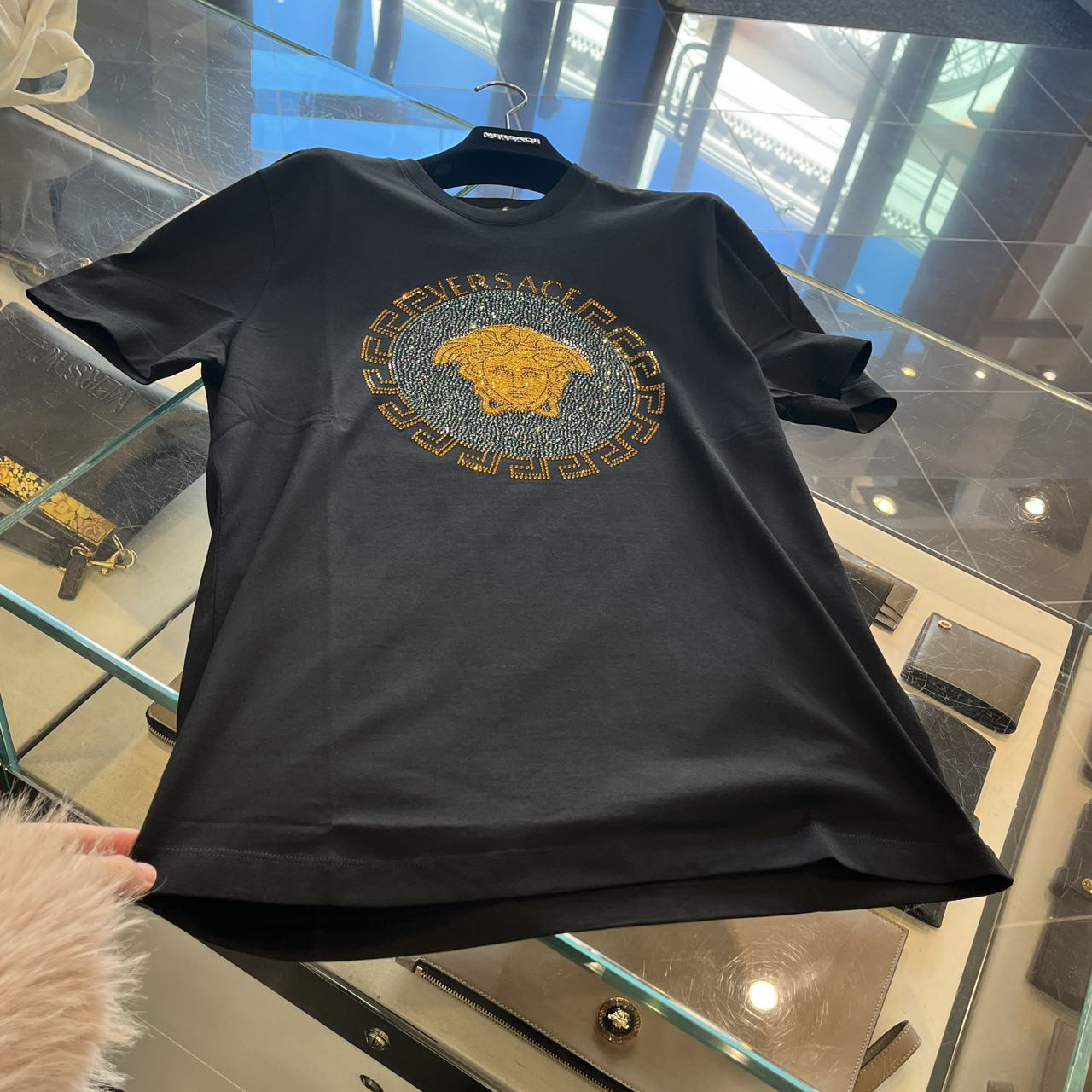 全新未使用 VERSACE/范思哲 男士短袖T恤