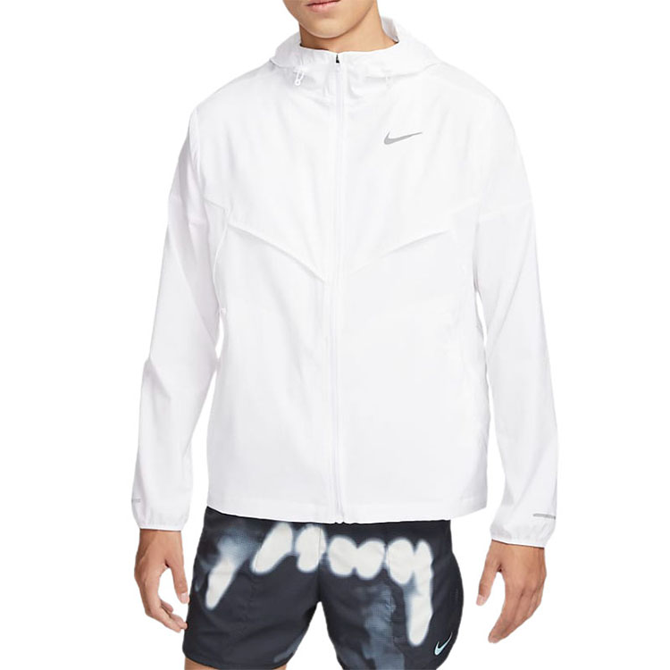 耐克/NIKE男子跑步训练反光透气连帽运动夹克外套 FB7541100 #HB