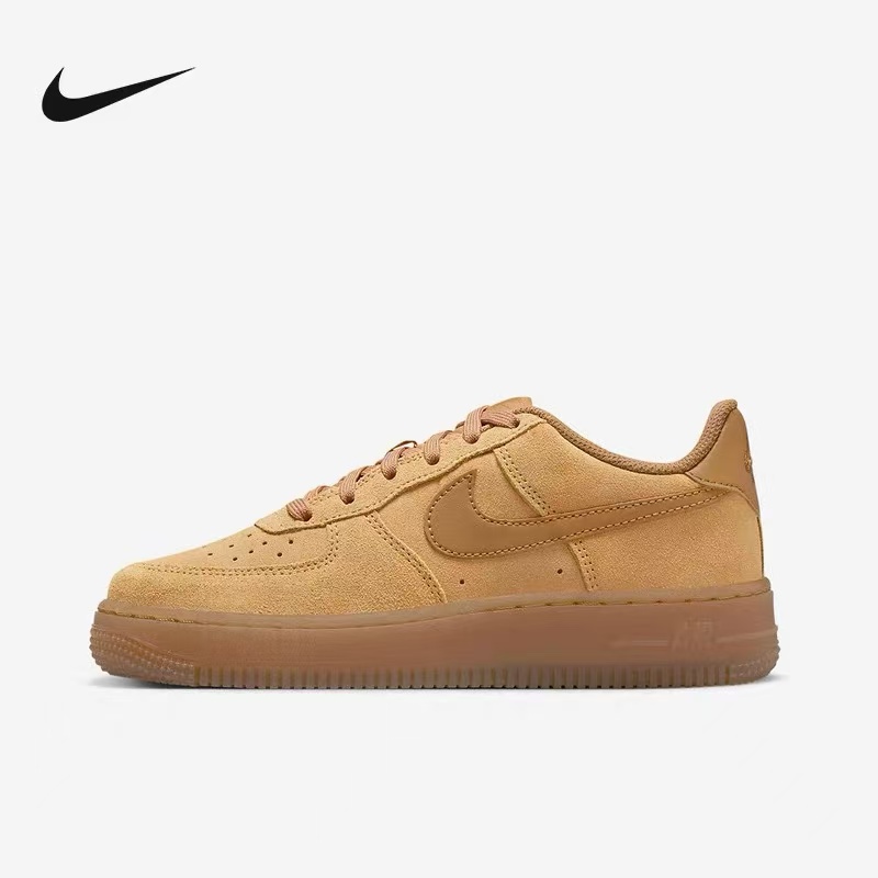 耐克/NIKE女子GS小麦空军一号AF1板鞋 HQ7476700 #HB