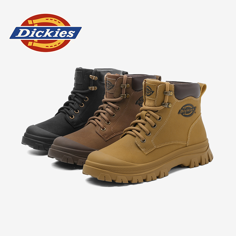 Dickies大童2025秋冬舒适柔软流光风马丁靴复古百搭户外雪地靴