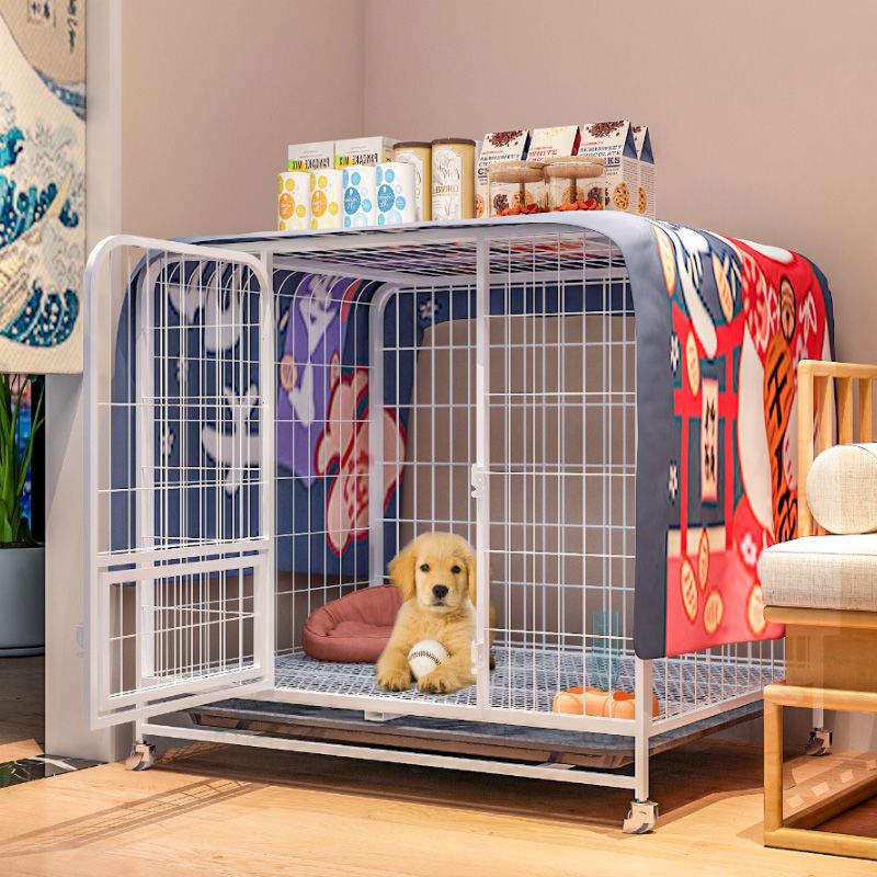 狗笼子小型犬室内宠物狗笼中型狗窝泰迪带厕所分离大型博美狗栅栏