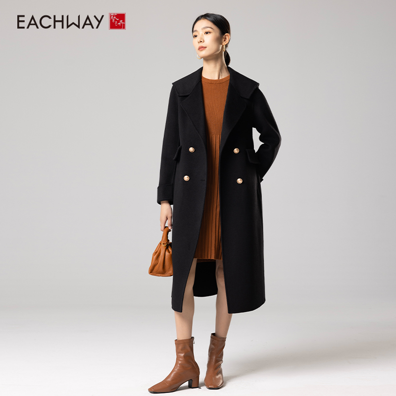 EACHWAY艺之卉23冬季新品外套大衣TM41Y00016