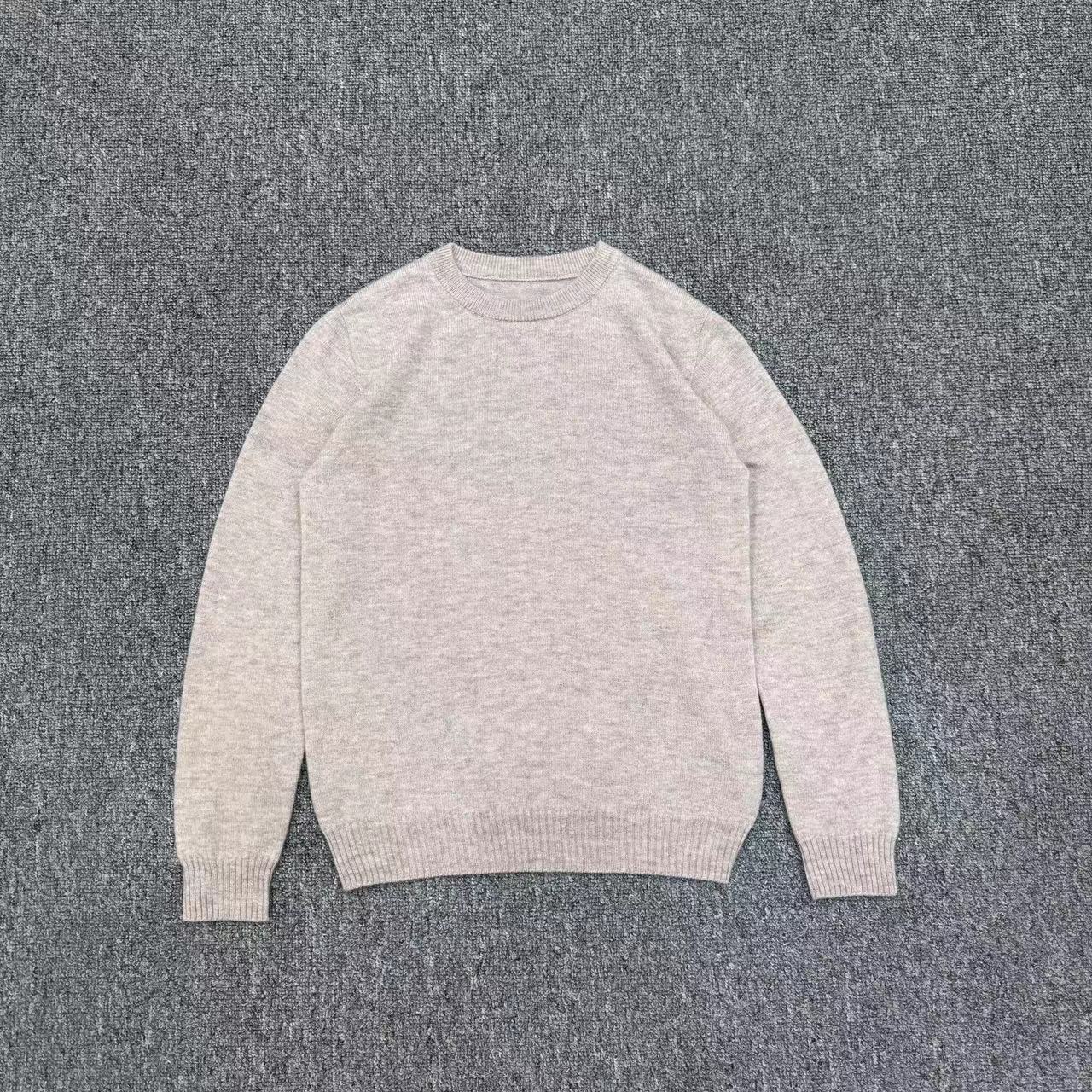 【周周家】R606小宝贝圆领套头纯色宽松休闲上衣濮院羊绒衫秋冬