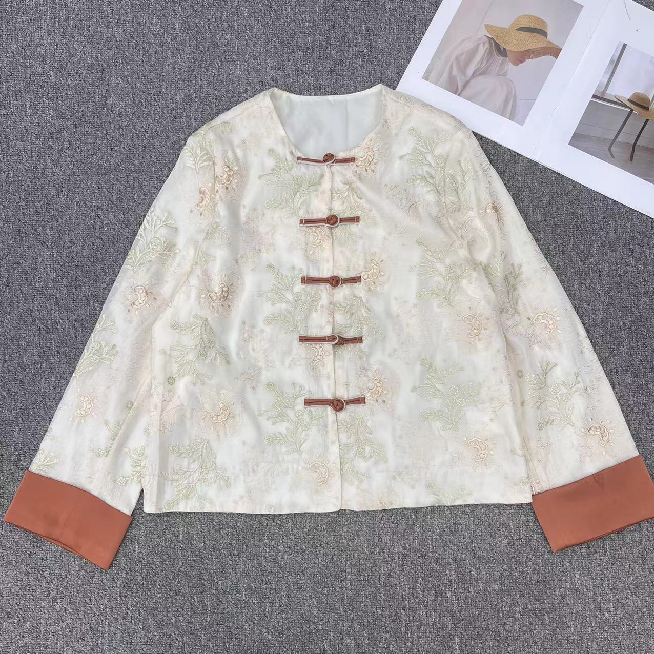 【周周家】S1553濮院春夏季女装国风新中式上衣休闲时尚气质