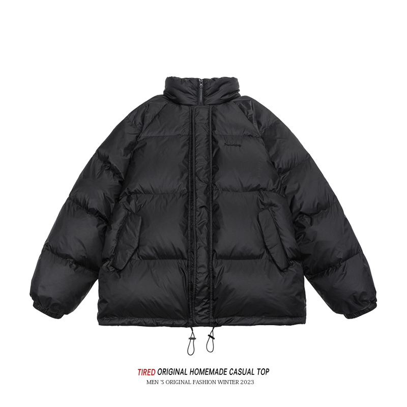 TIRED日系简约运动羽绒服男轻薄款cityboy保暖90灰鸭绒休闲外套男