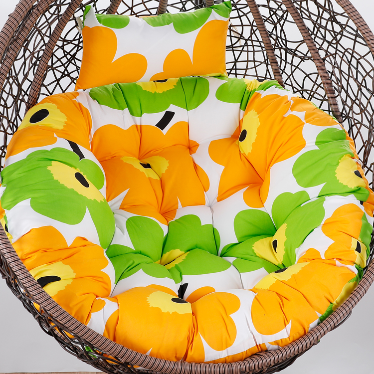 【居家百货】吊篮垫子鸟巢摇兰椅秋千单人吊椅靠垫可拆洗圆形藤椅