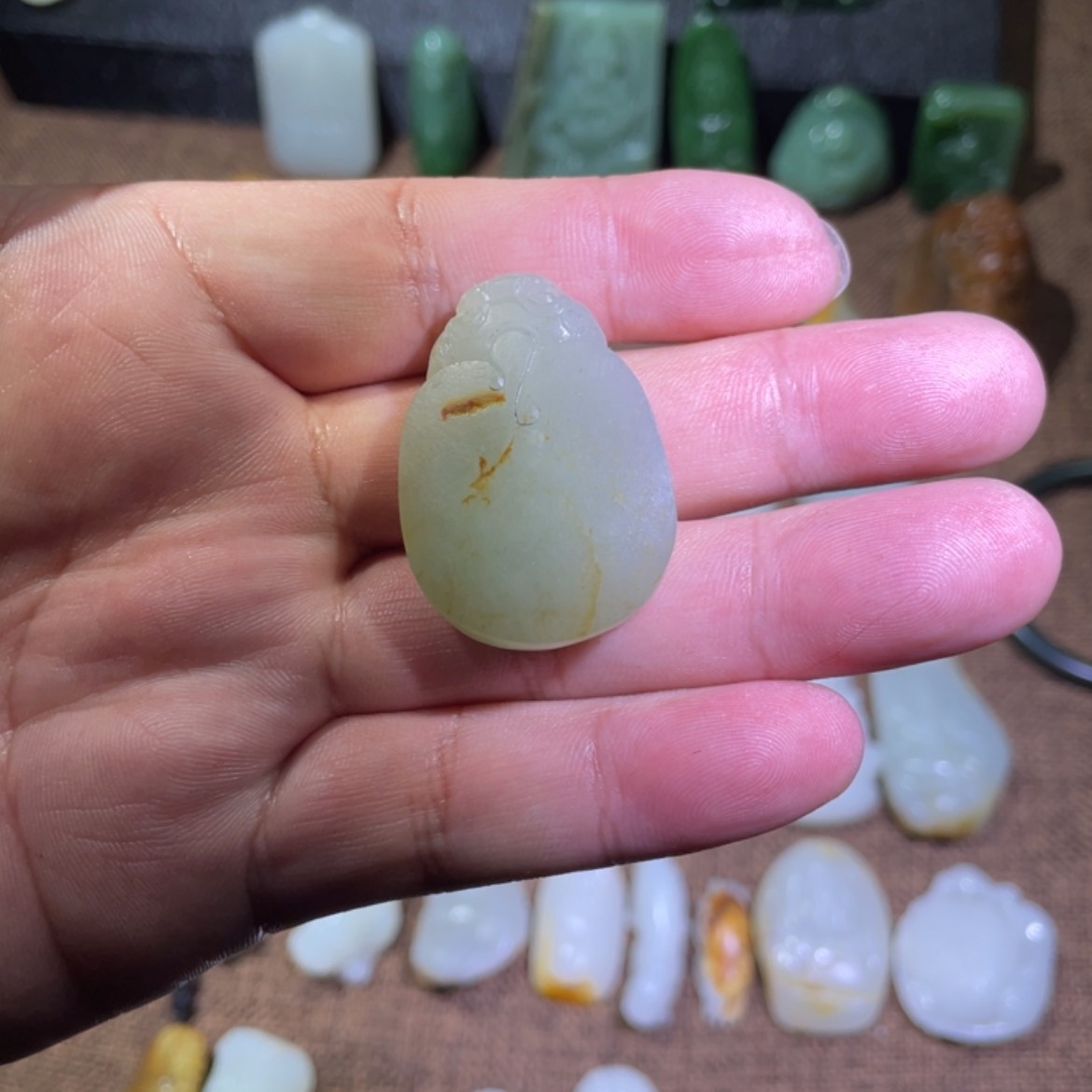 【闪购商品】和田玉（糖玉）颈饰未镶嵌