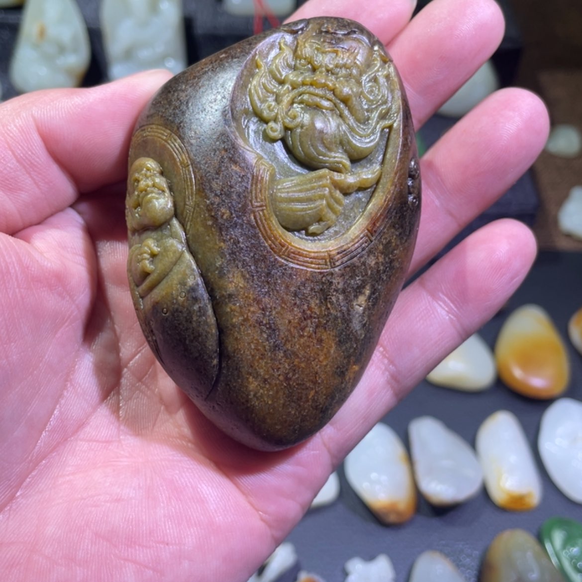 【闪购商品】和田玉挂件未镶嵌9*8