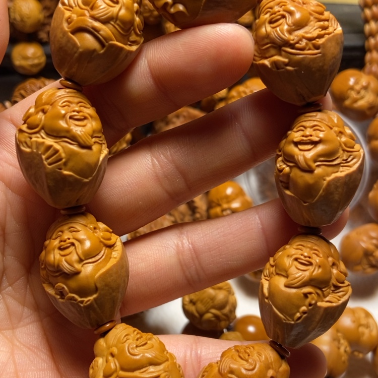 【闪购商品】橄榄核吊坠包衣财神