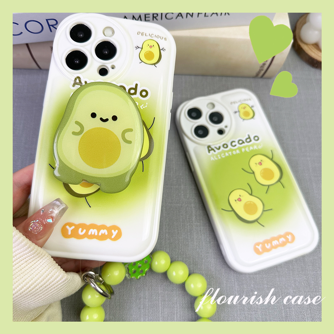 【苹果/华为/OPPO/VIVO/小米/荣耀】牛油果硅胶ins可爱网红手机壳