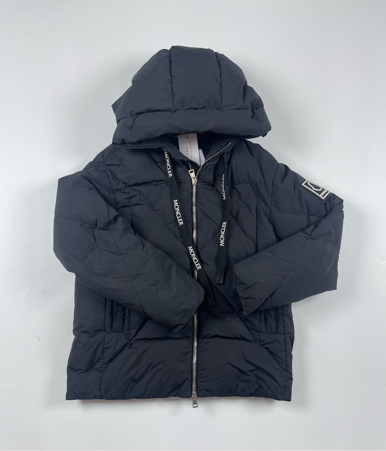 MONCLER蒙口字母抽绳羽绒服/1码/99新/0626