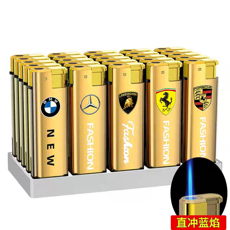新款金属防风打火机高颜值创意个性定制订做印字批发广告耐用