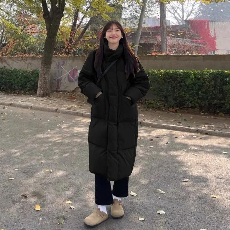 羽绒服女冬季外套羽绒服羽绒服2023新款长款面包服加厚美式