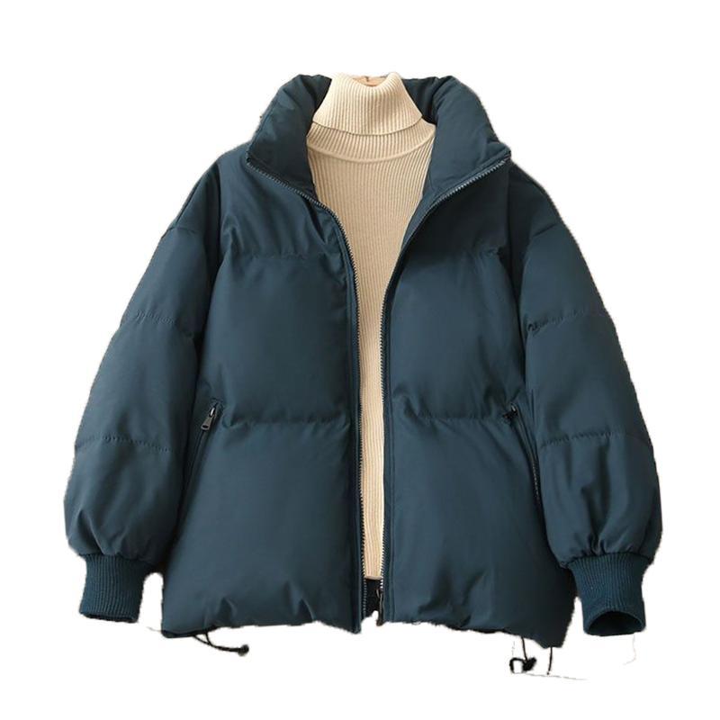 反季棉服女2023年新款韩版小个子面包服女短款加厚学生棉衣外套潮